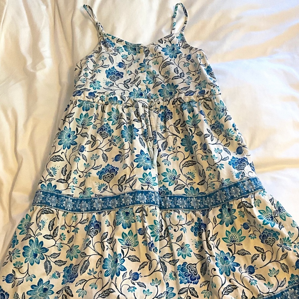 Girl’s Old Navy Teal flower print 🌷 Summer dress 🌷